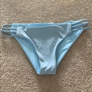 L Space pastel blue bikini bottom S